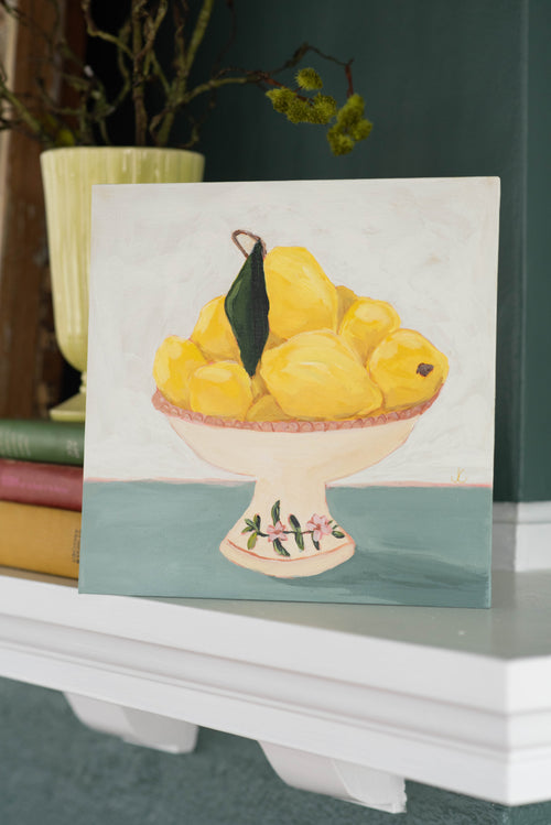 10x10 "Lemons In Pink"