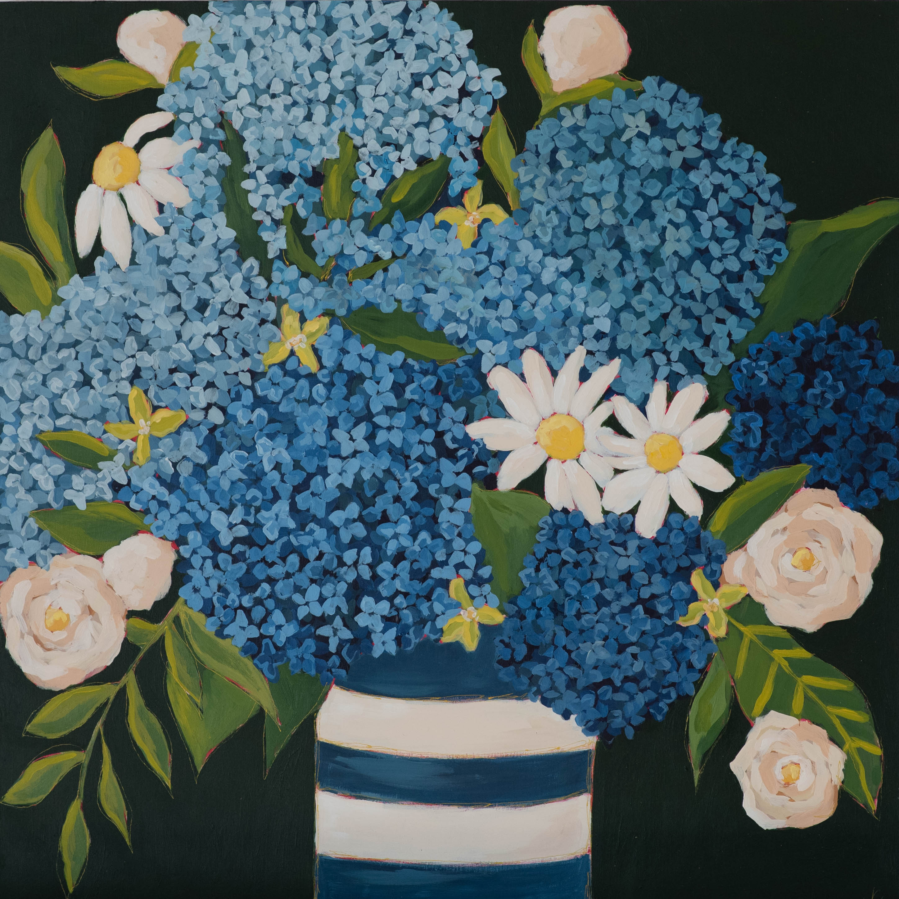 24x24 "Abundant Blooms"