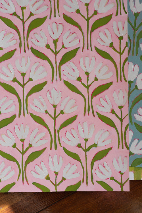 11x14 "Daisy Trio Pattern Study No. 1"