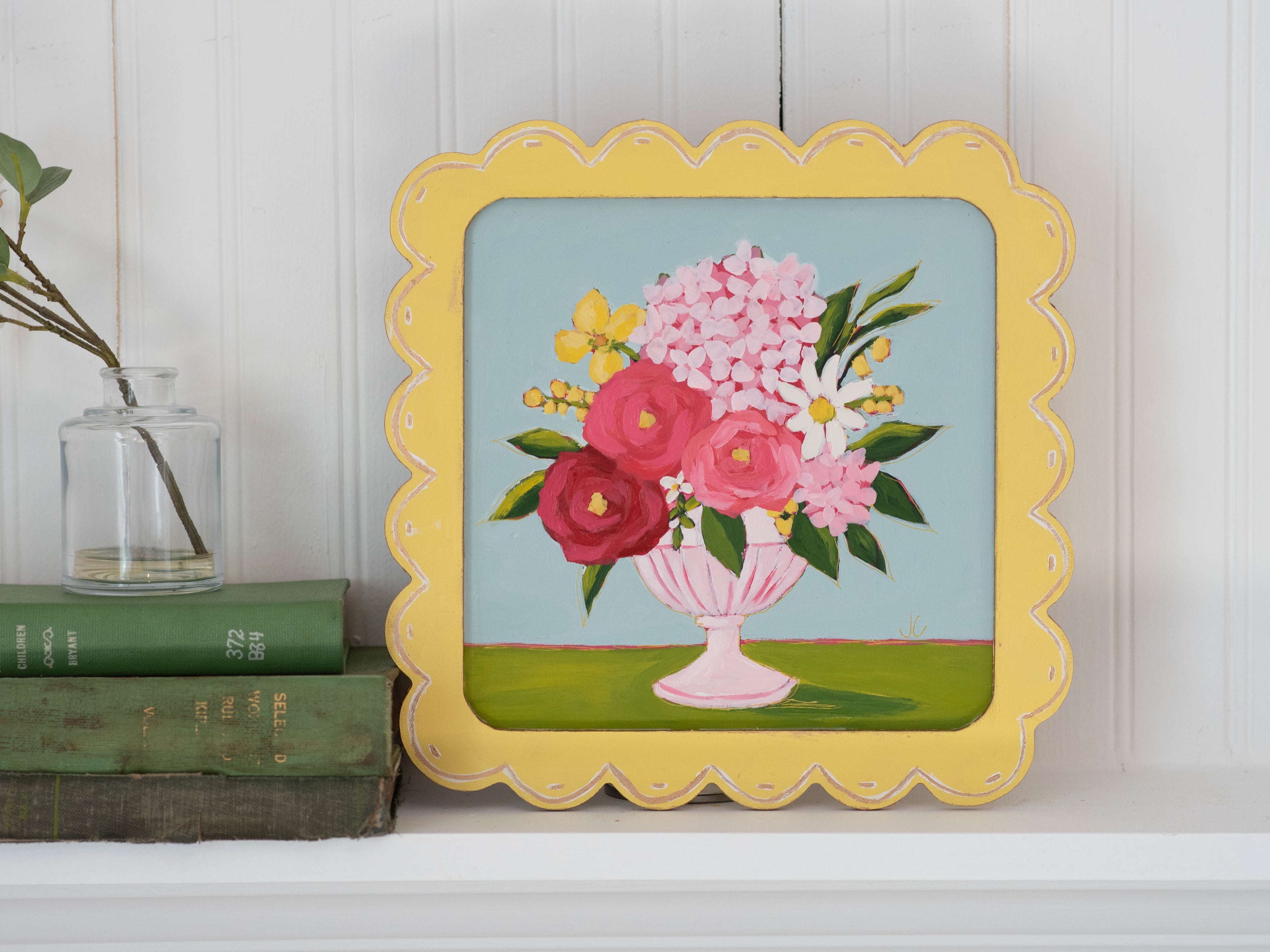 10x10 Scallop "The Girl With The Sunshine Hair"