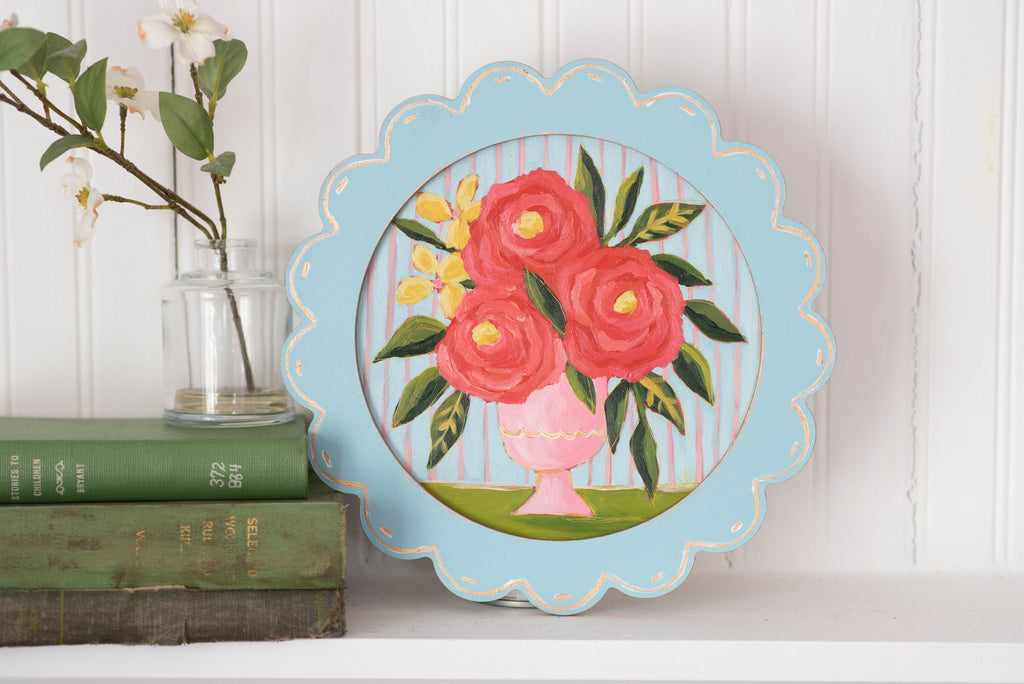 10" Scallop "Miss Do As I Please"