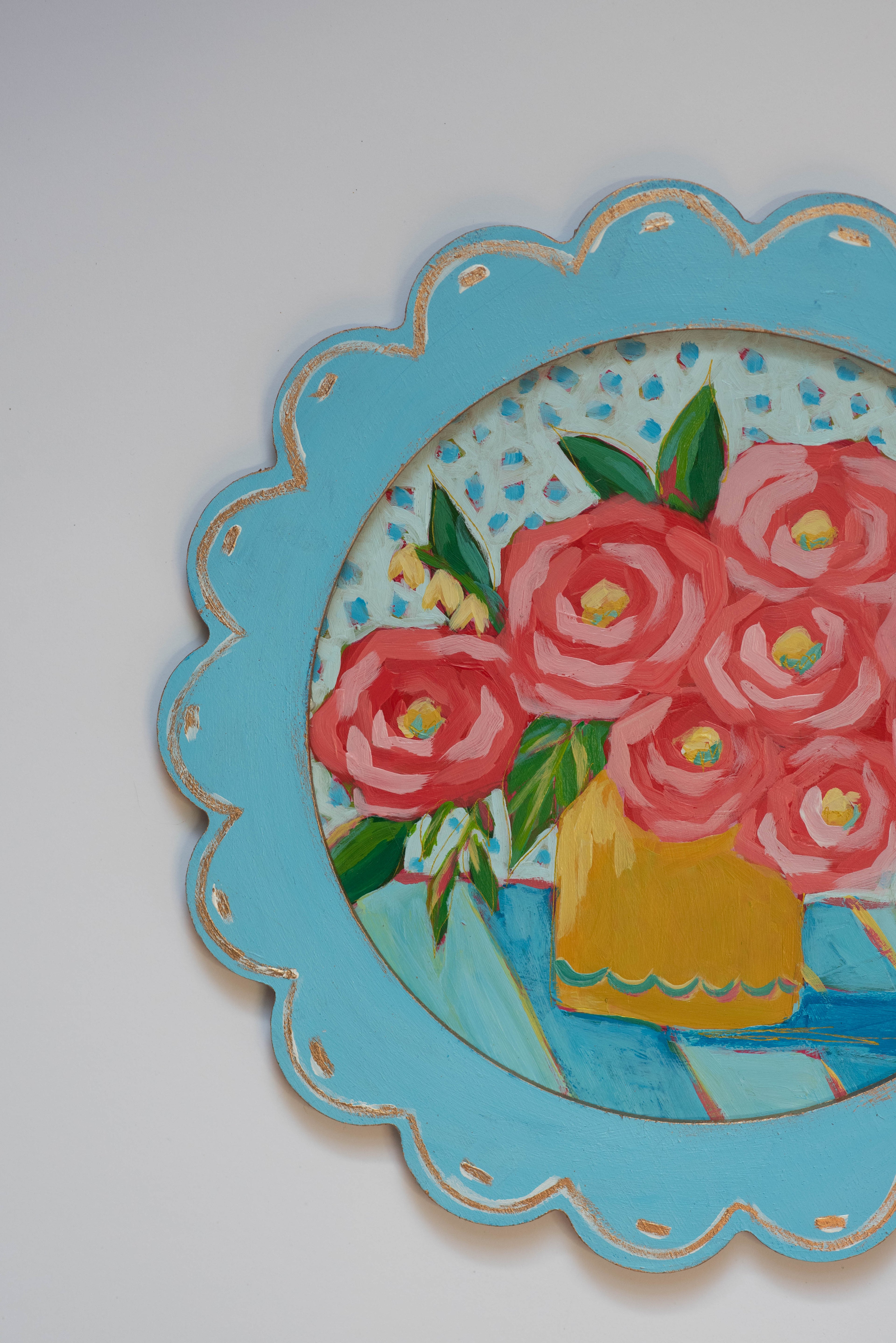 10" Scallop "The Confetti Club"