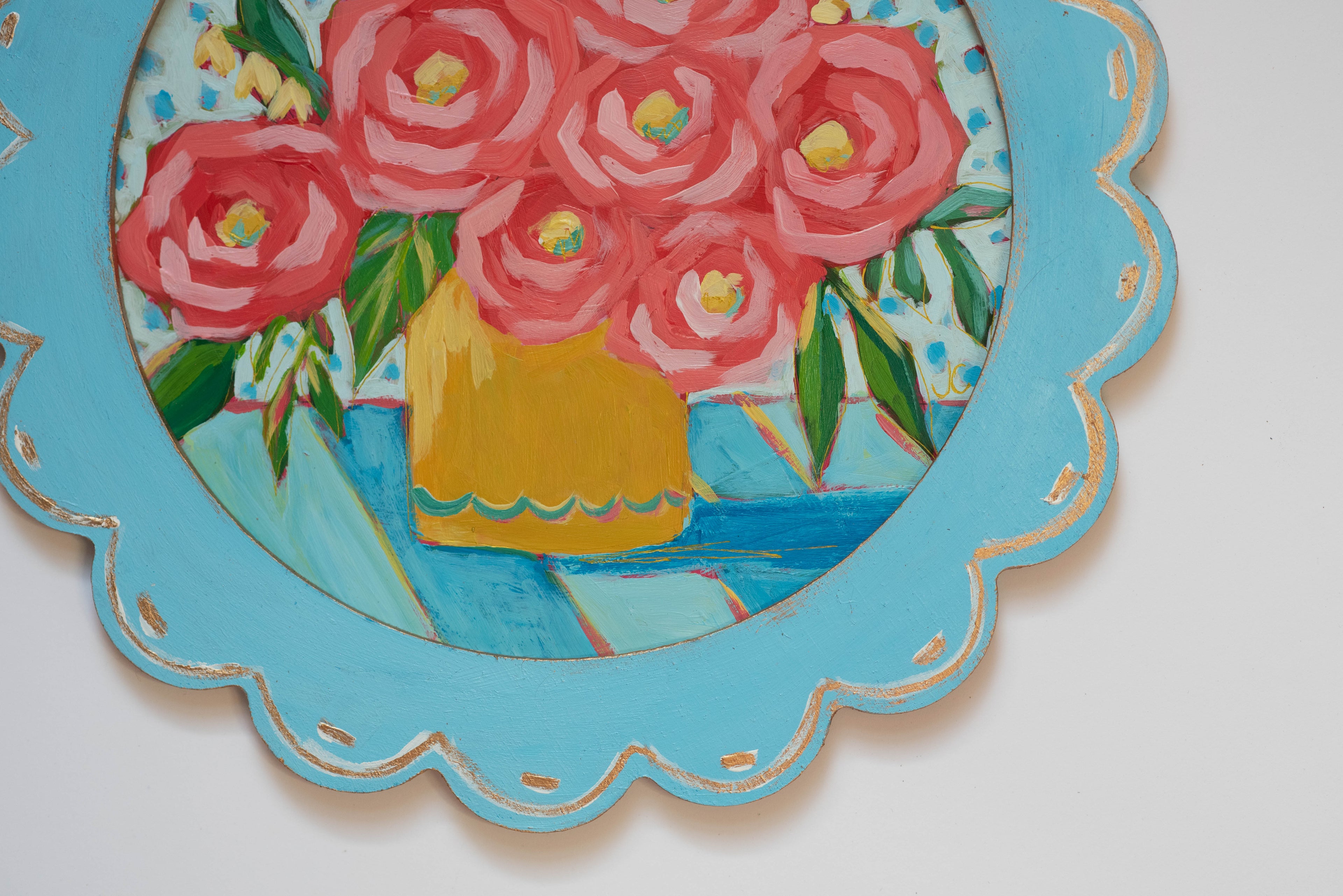 10" Scallop "The Confetti Club"