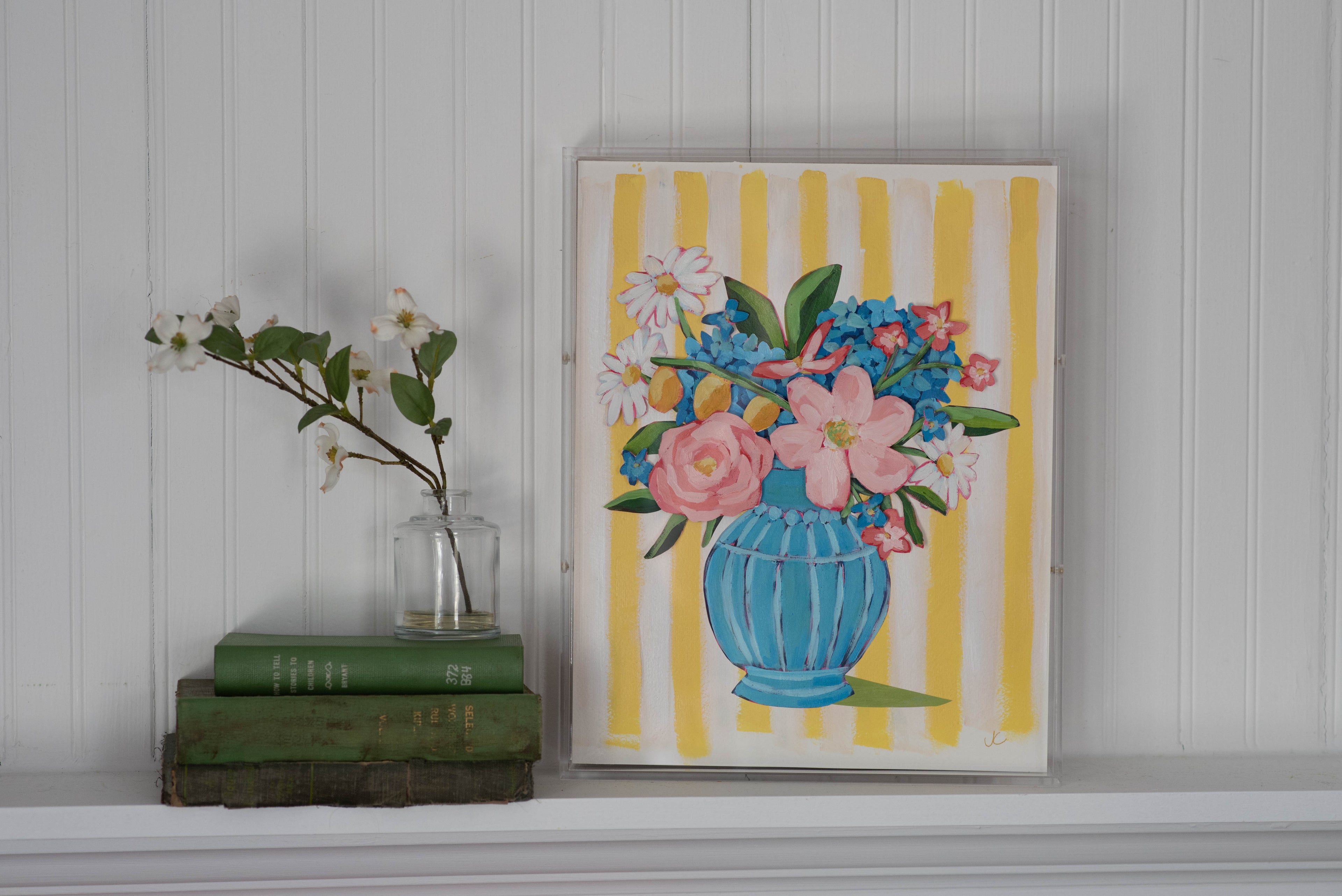 11x14 "Ray Of Sunshine" Joy Bouquet Floral Collage