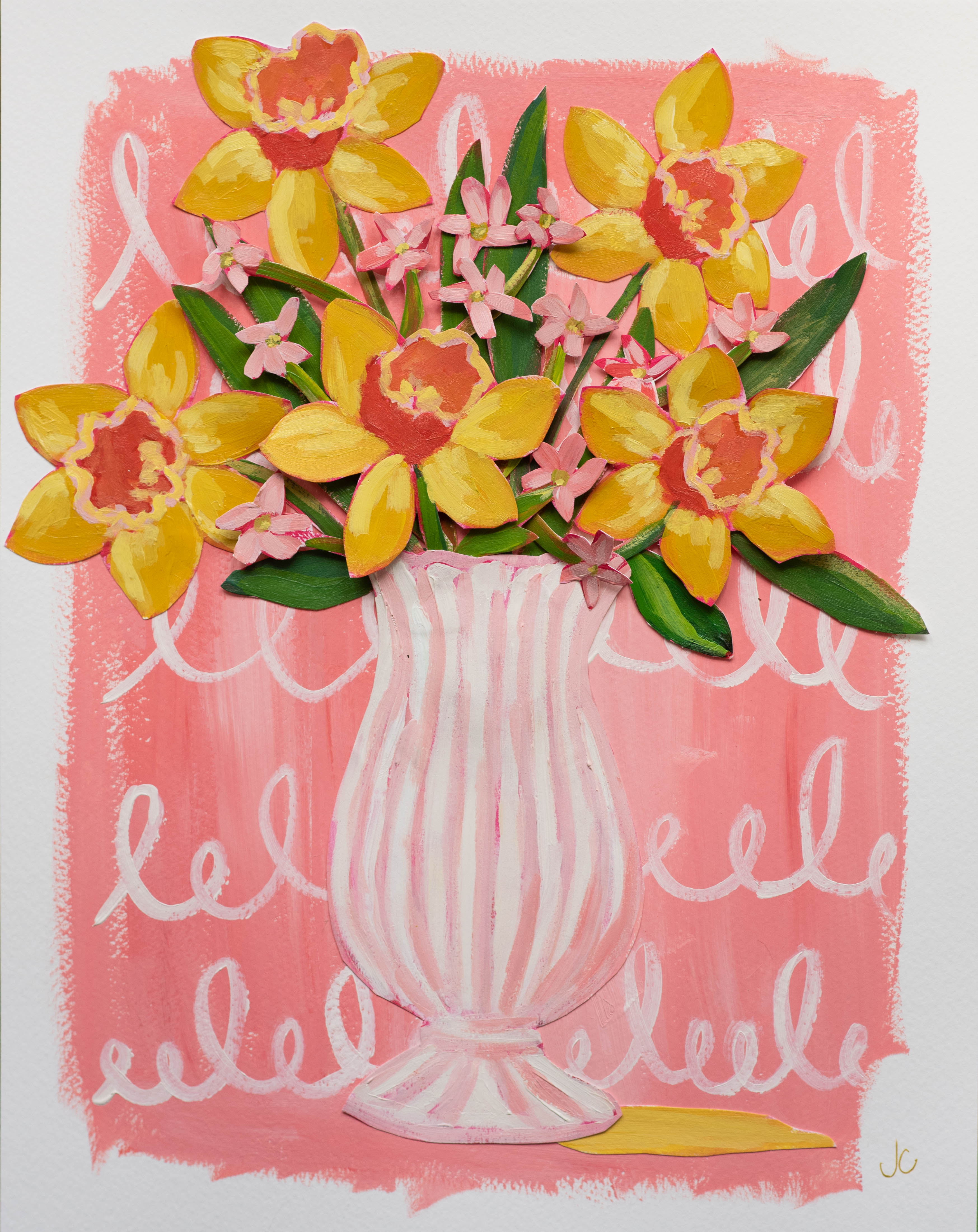 11x14 "Elle" Joy Bouquet Floral Collage