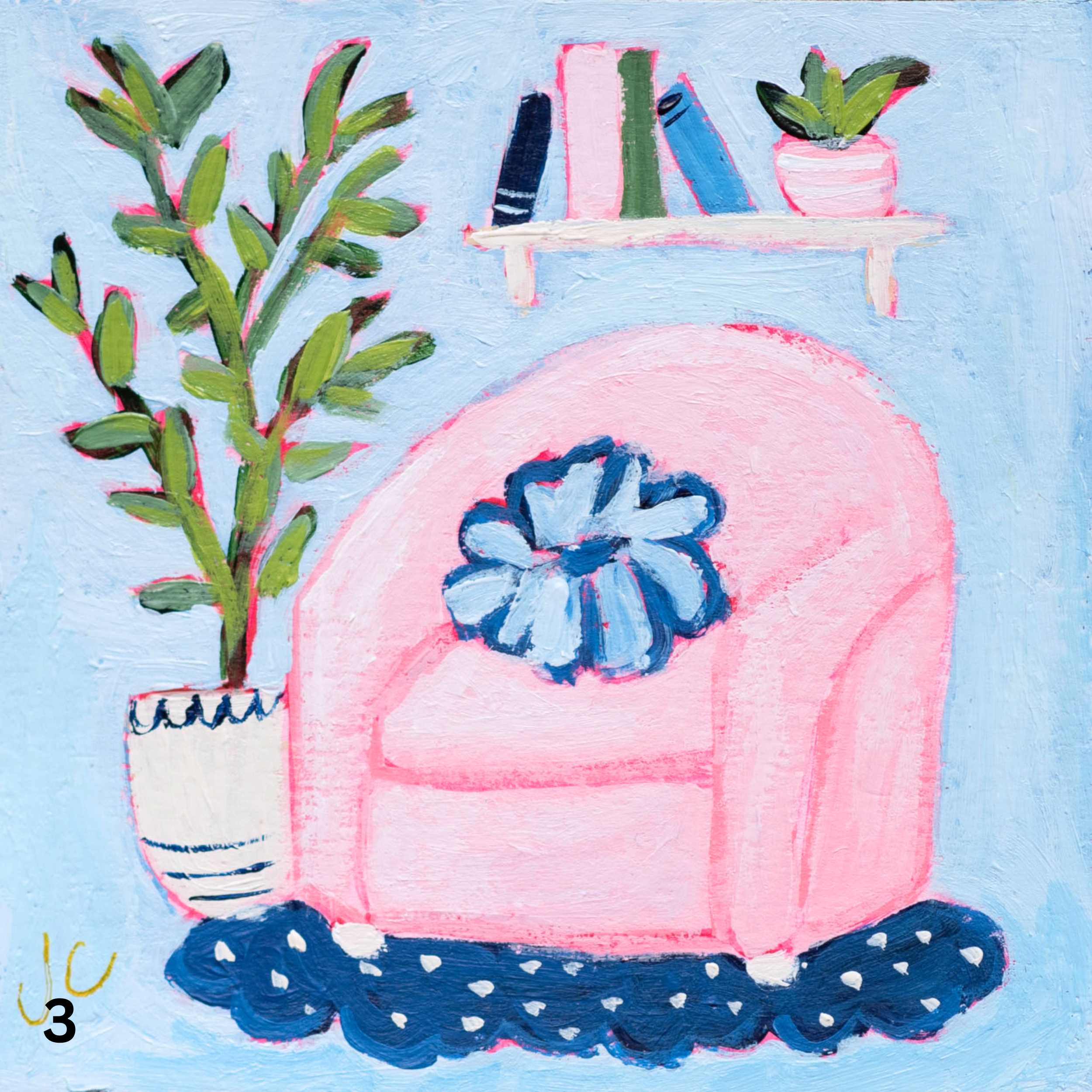 4x4 Mini Paintings (multiple styles)