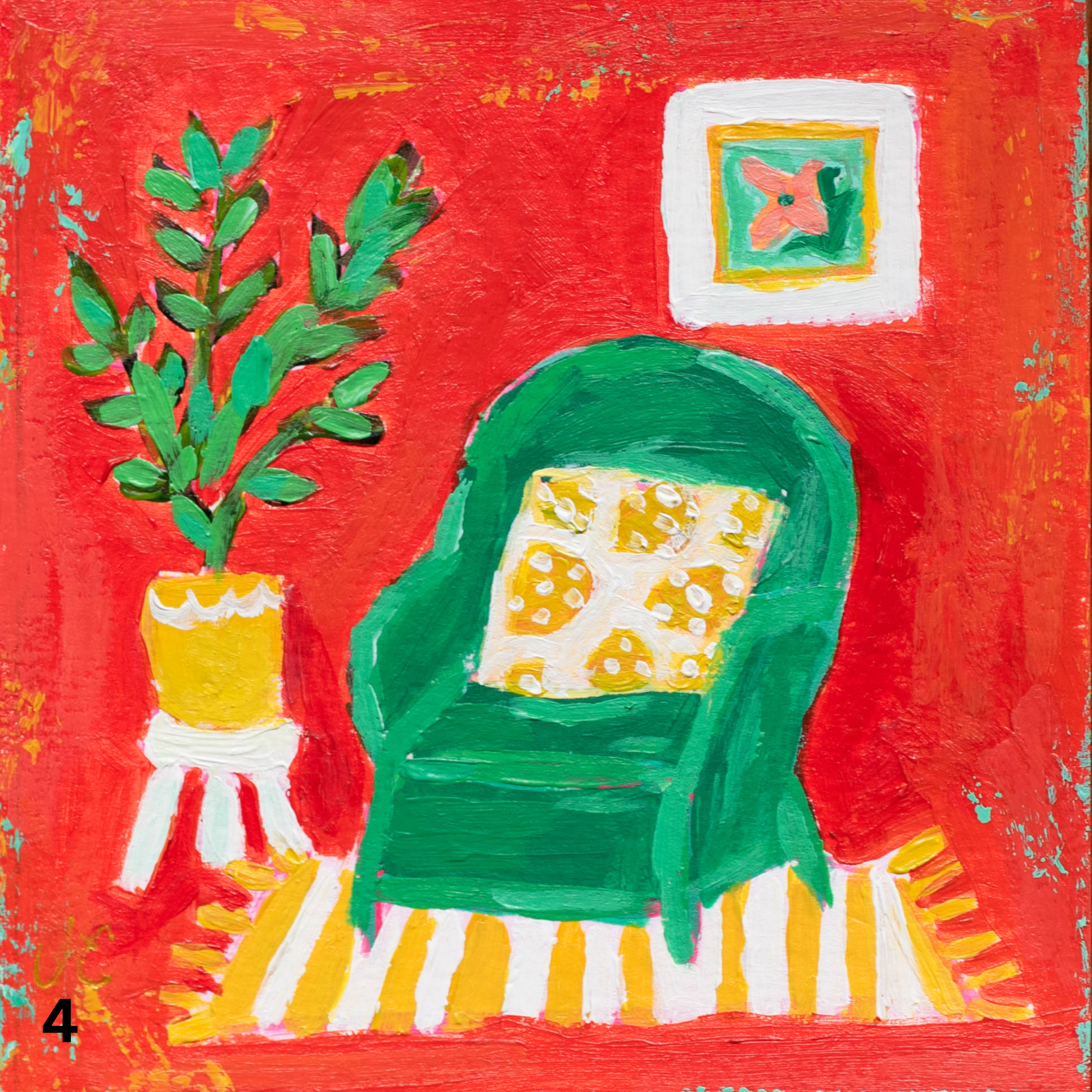 4x4 Mini Paintings (multiple styles)