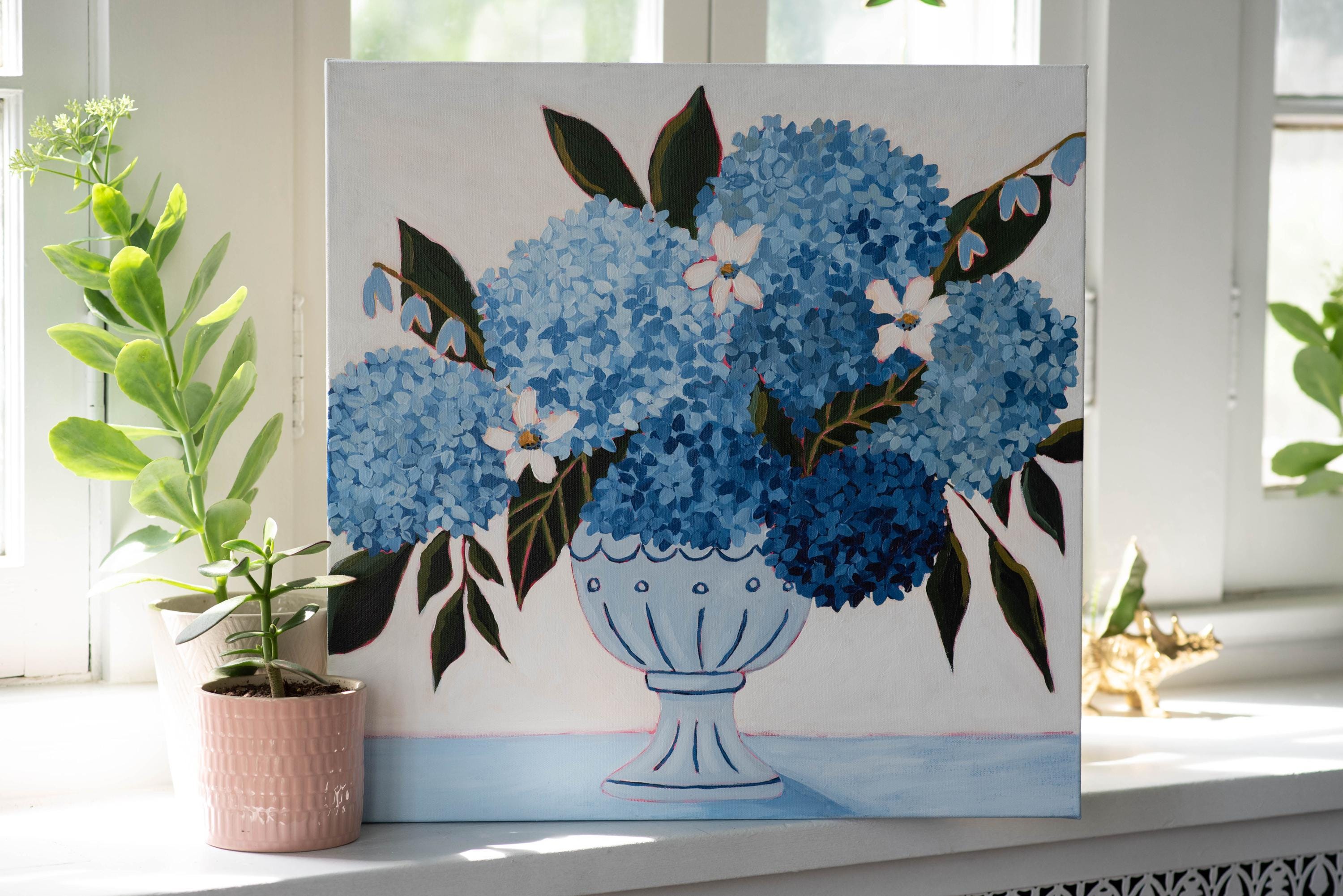 20x20 "Blue Serenade