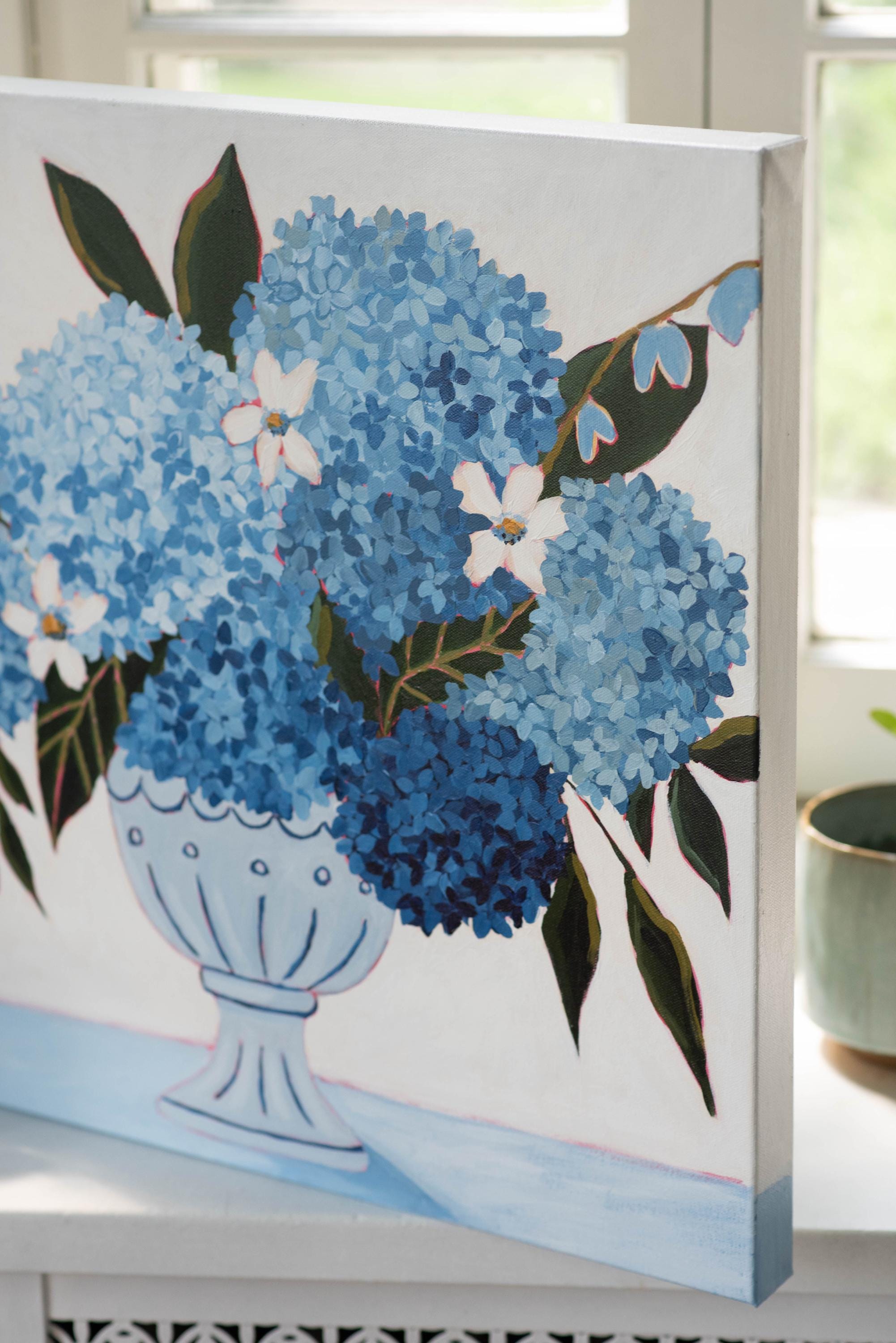 20x20 "Blue Serenade