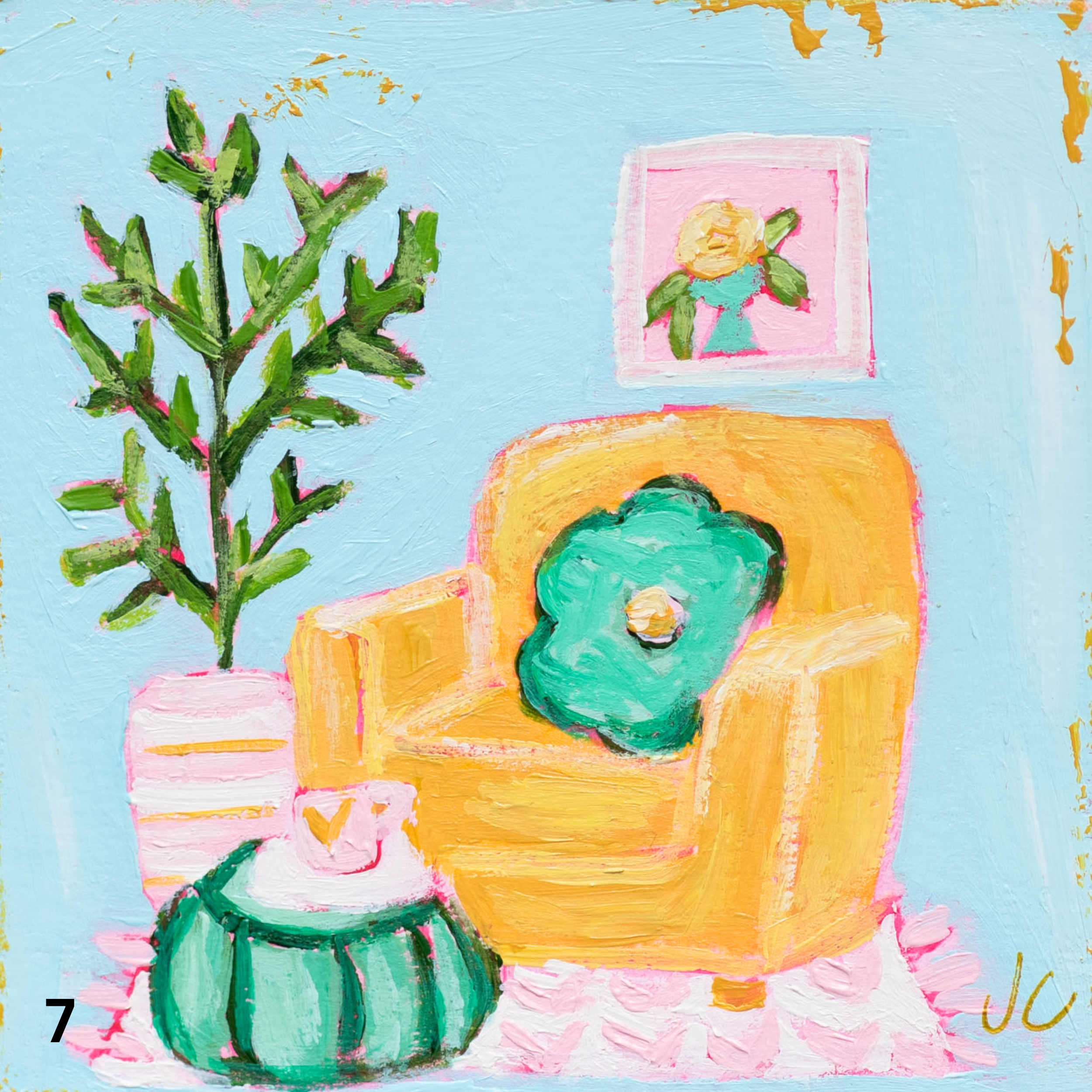 4x4 Mini Paintings (multiple styles)