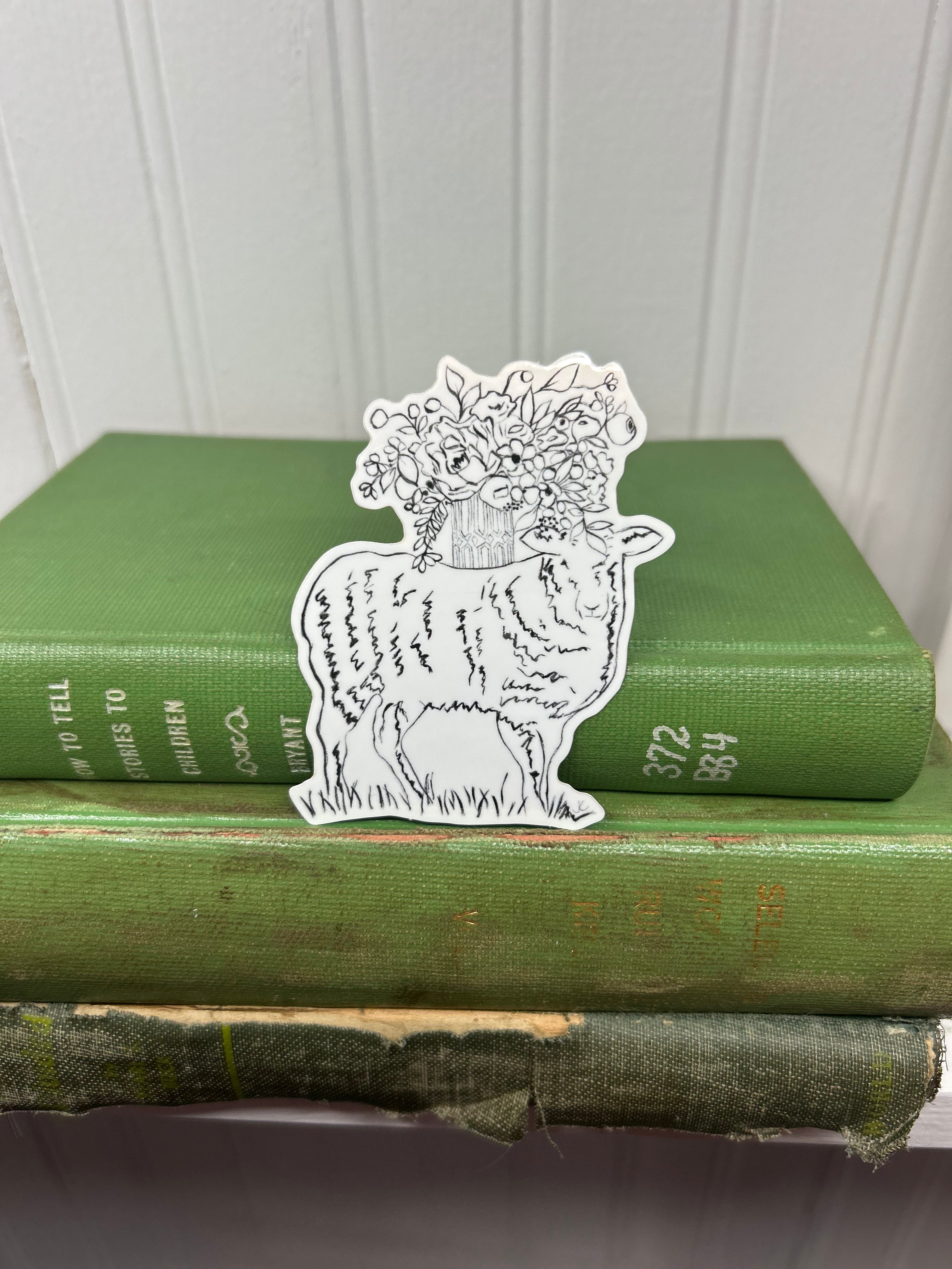 Sheep Sketch Sticker