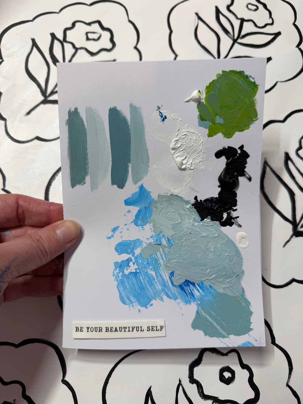 5x7 Palette Greeting Cards