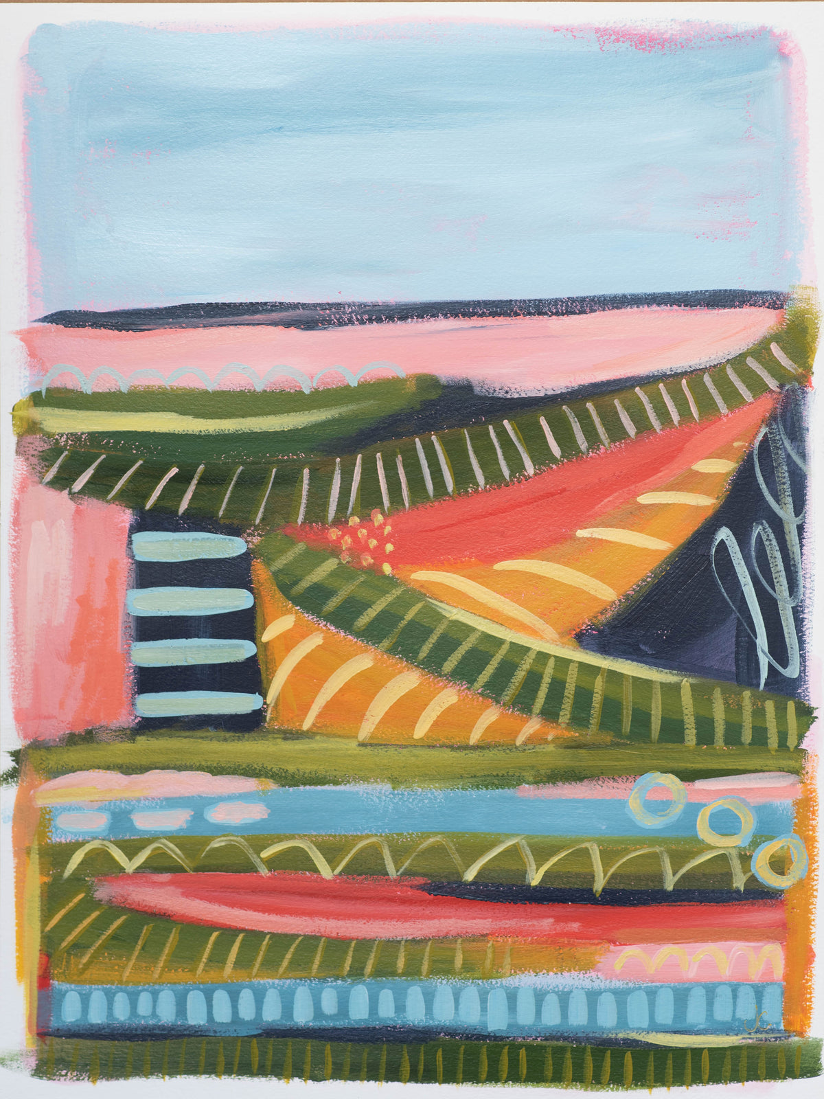 12x16 "Take The Long Way"