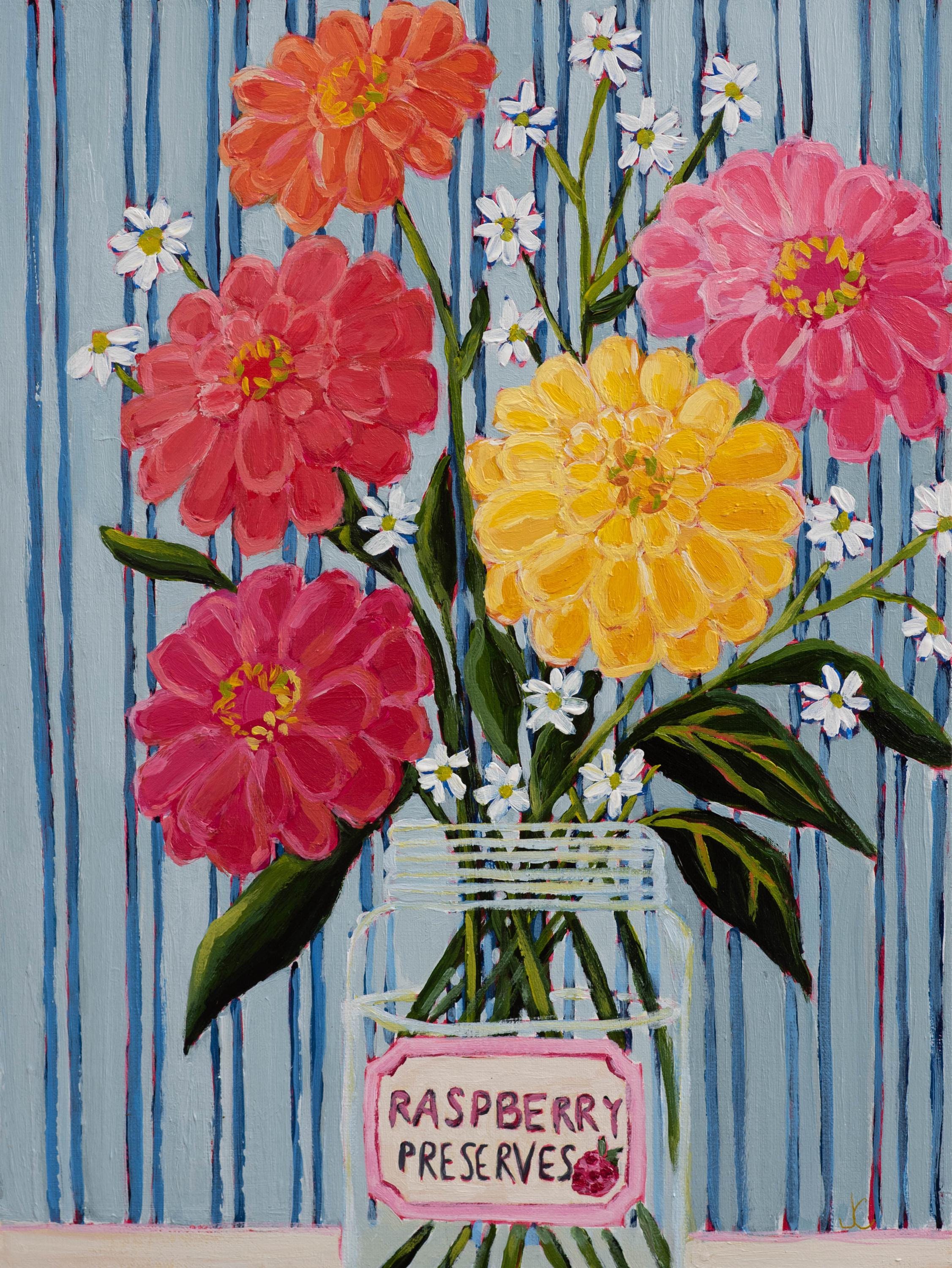 9x12 “Raspberry Preserves”