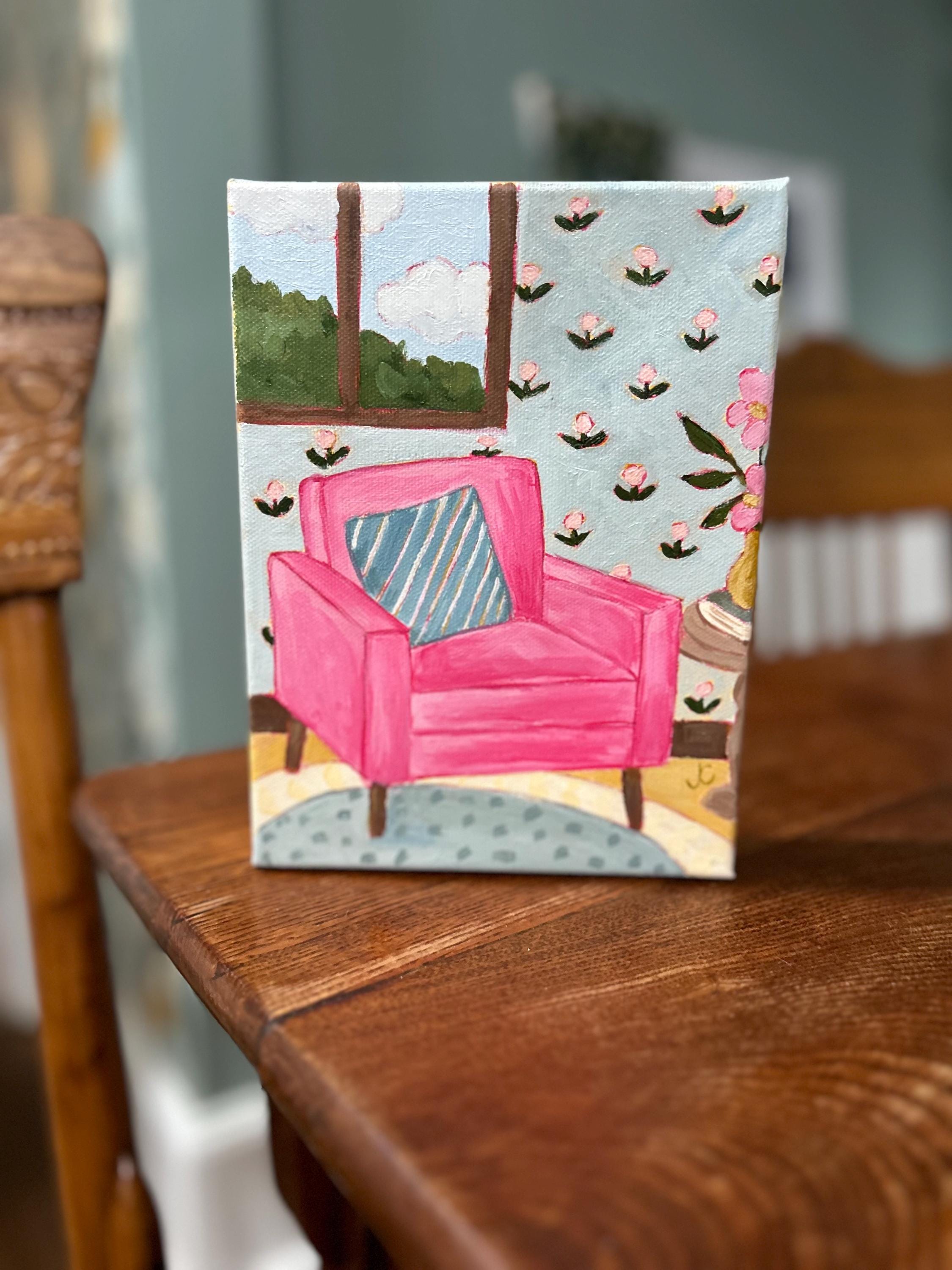 6x8 Original Painting "Juliette"